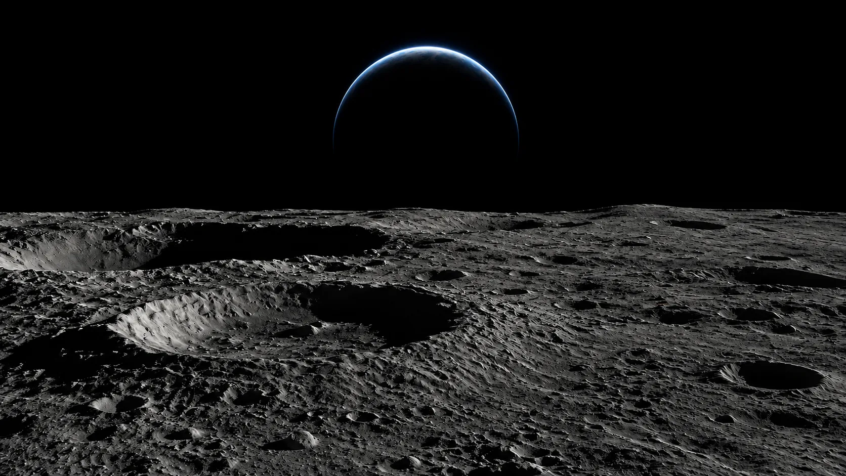 Lunar Landscape horizon