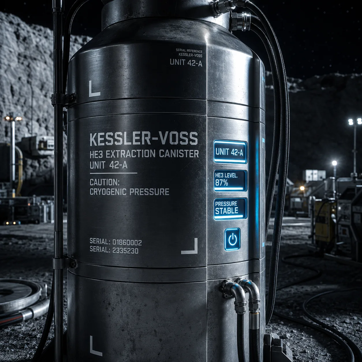 Helium-3 Extraction Canister